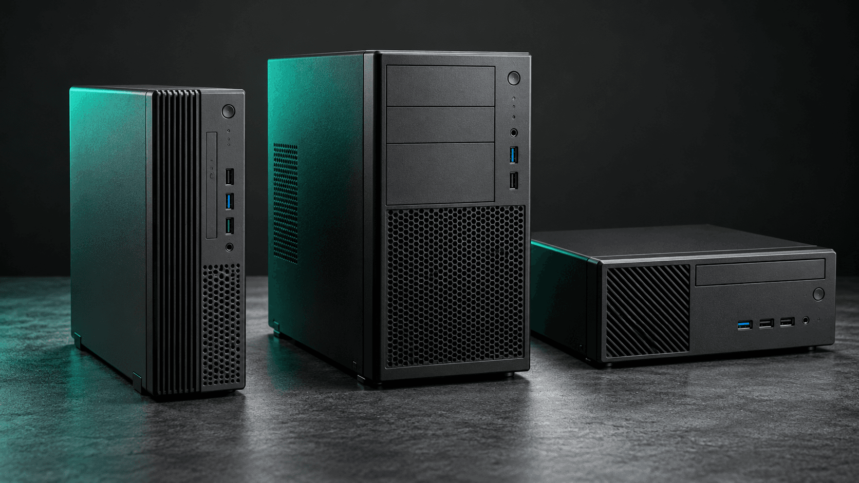 Desktop PC towers